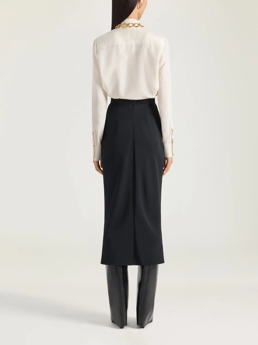 Givenchy Women Draped Midi Skirt GIVENCHY