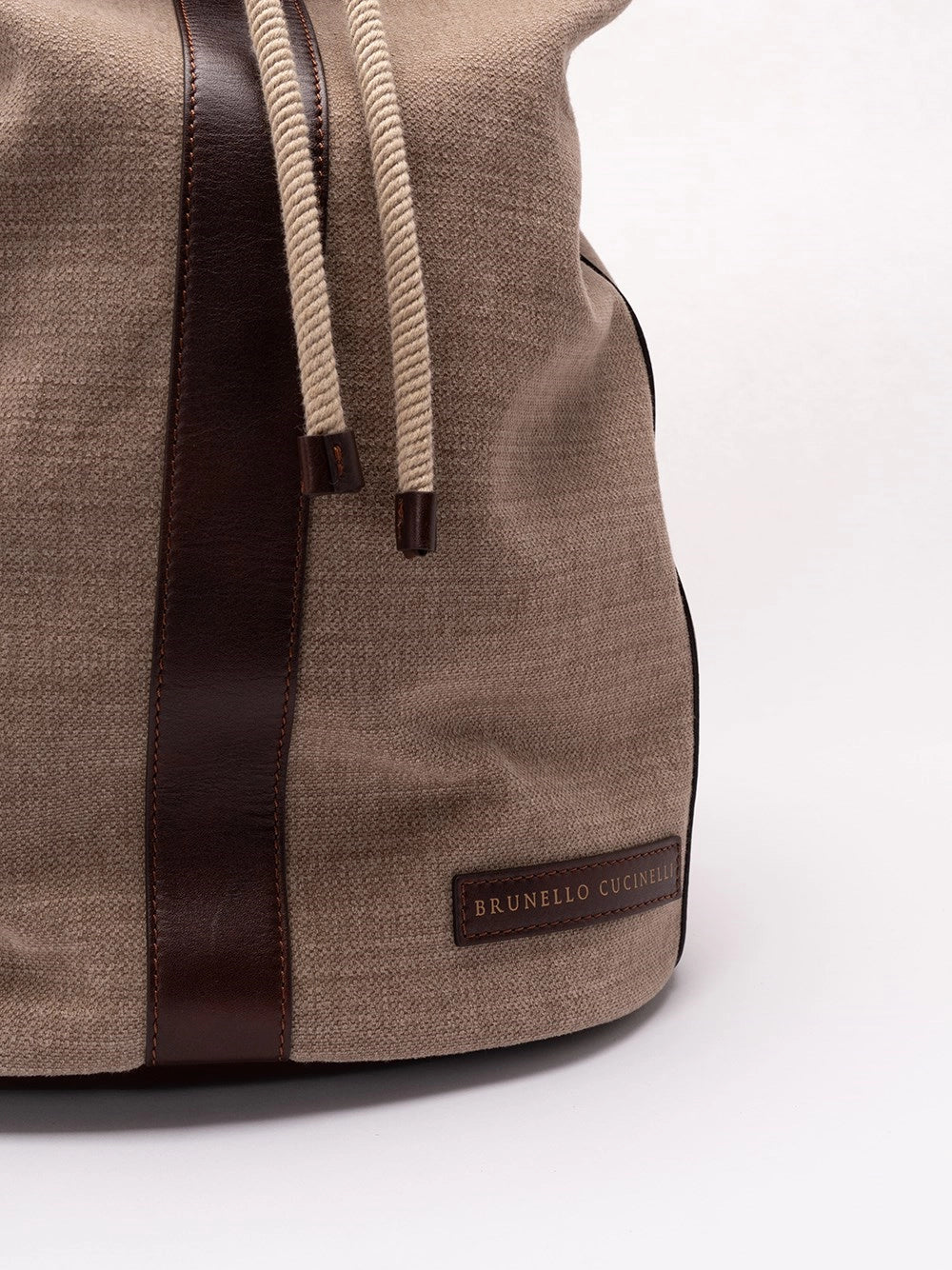 Brunello Cucinelli Men Drawstring Backpack BRUNELLO CUCINELLI