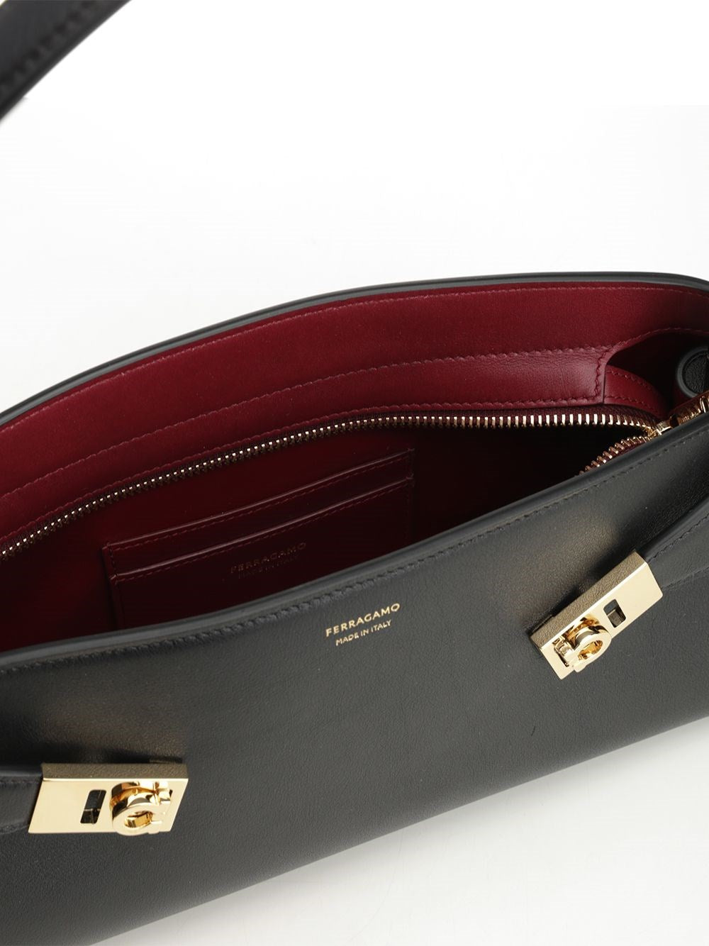 Ferragamo Women Hug Leather Shoulder Bag FERRAGAMO