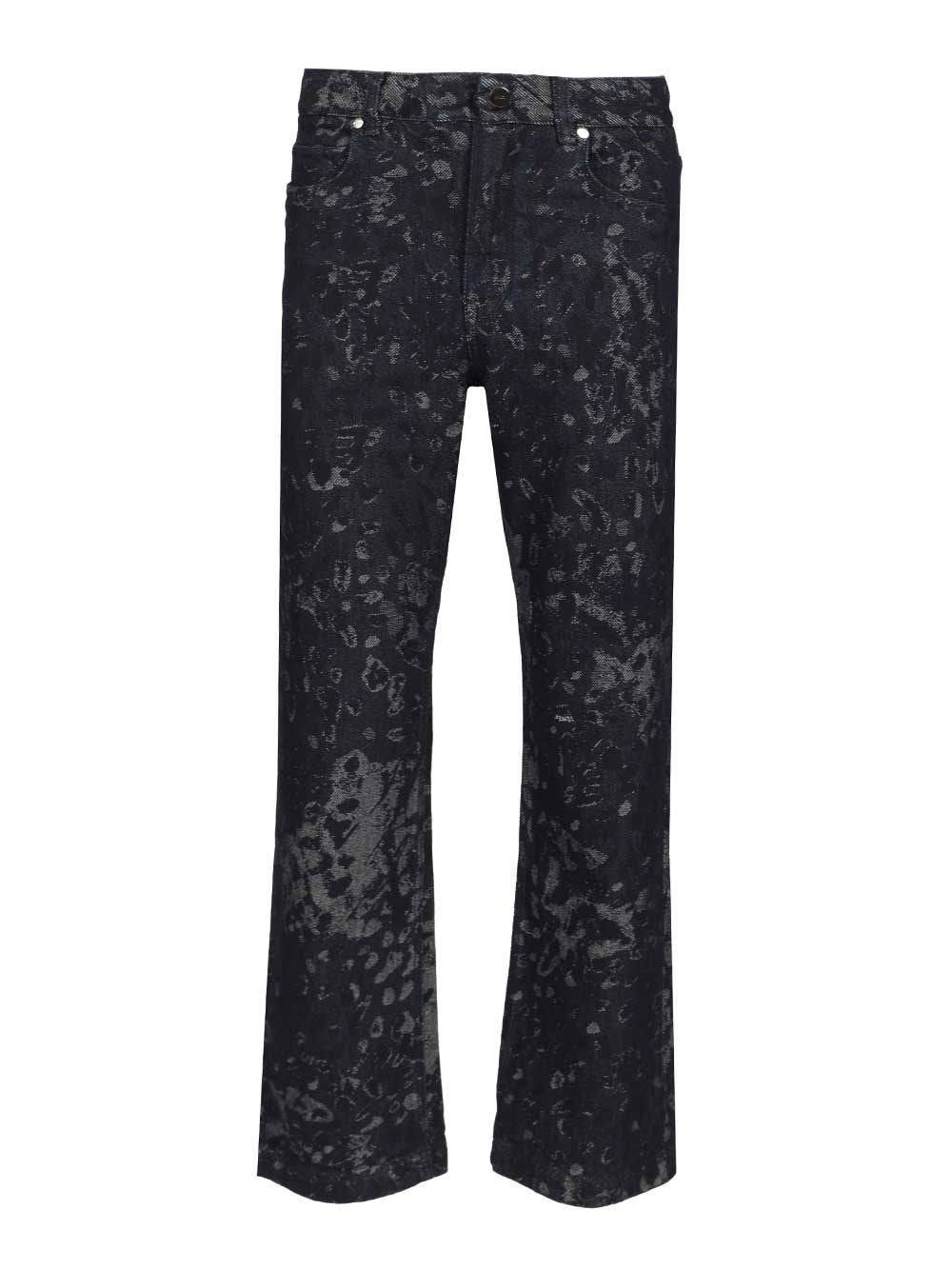 Fendi Men Jacquard Jeans FENDI