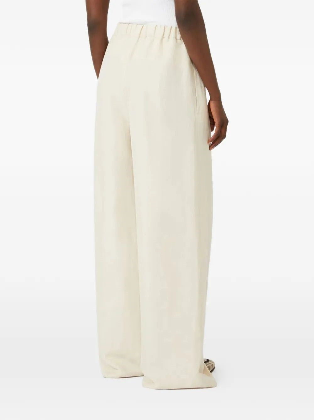 Max Mara Women Linen And Silk Trousers MAX MARA