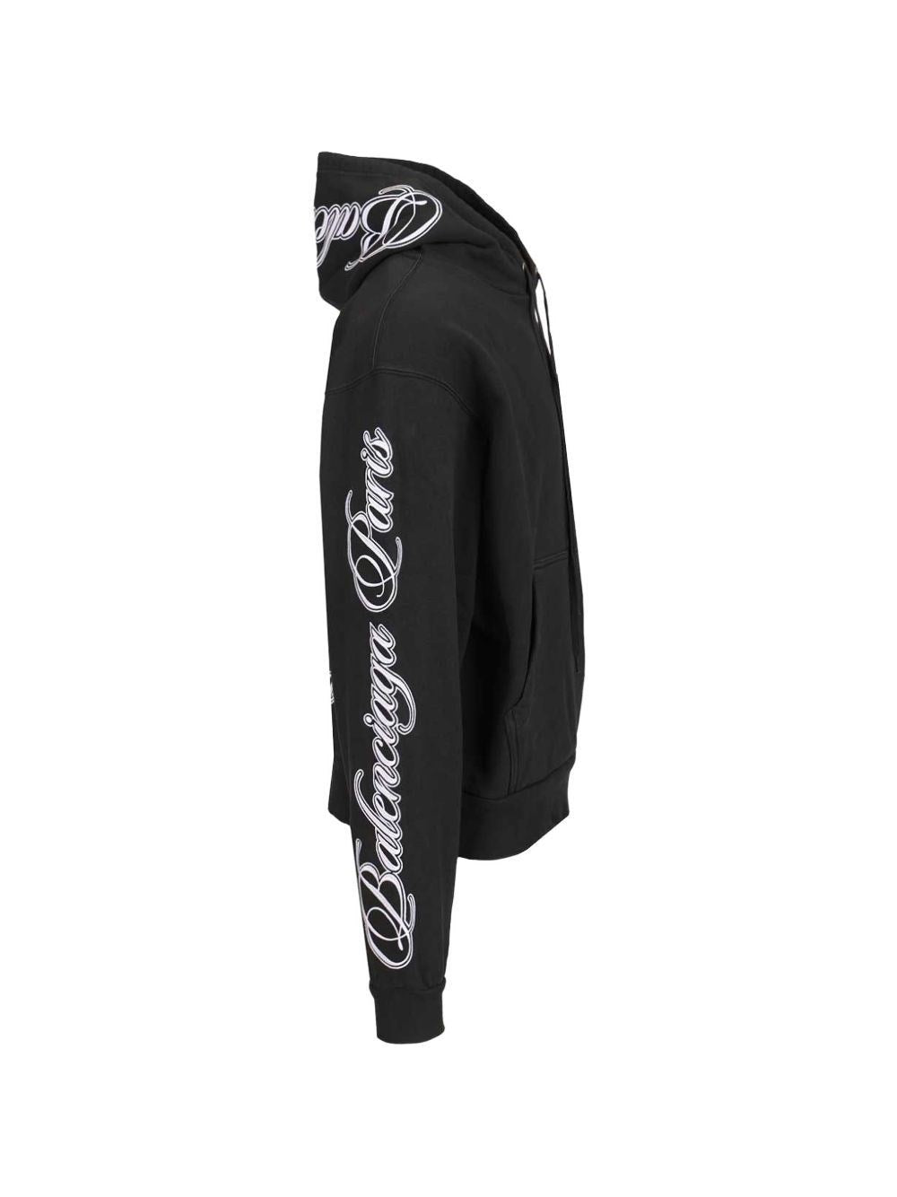 Balenciaga Men Cursive Oversized Hoodie