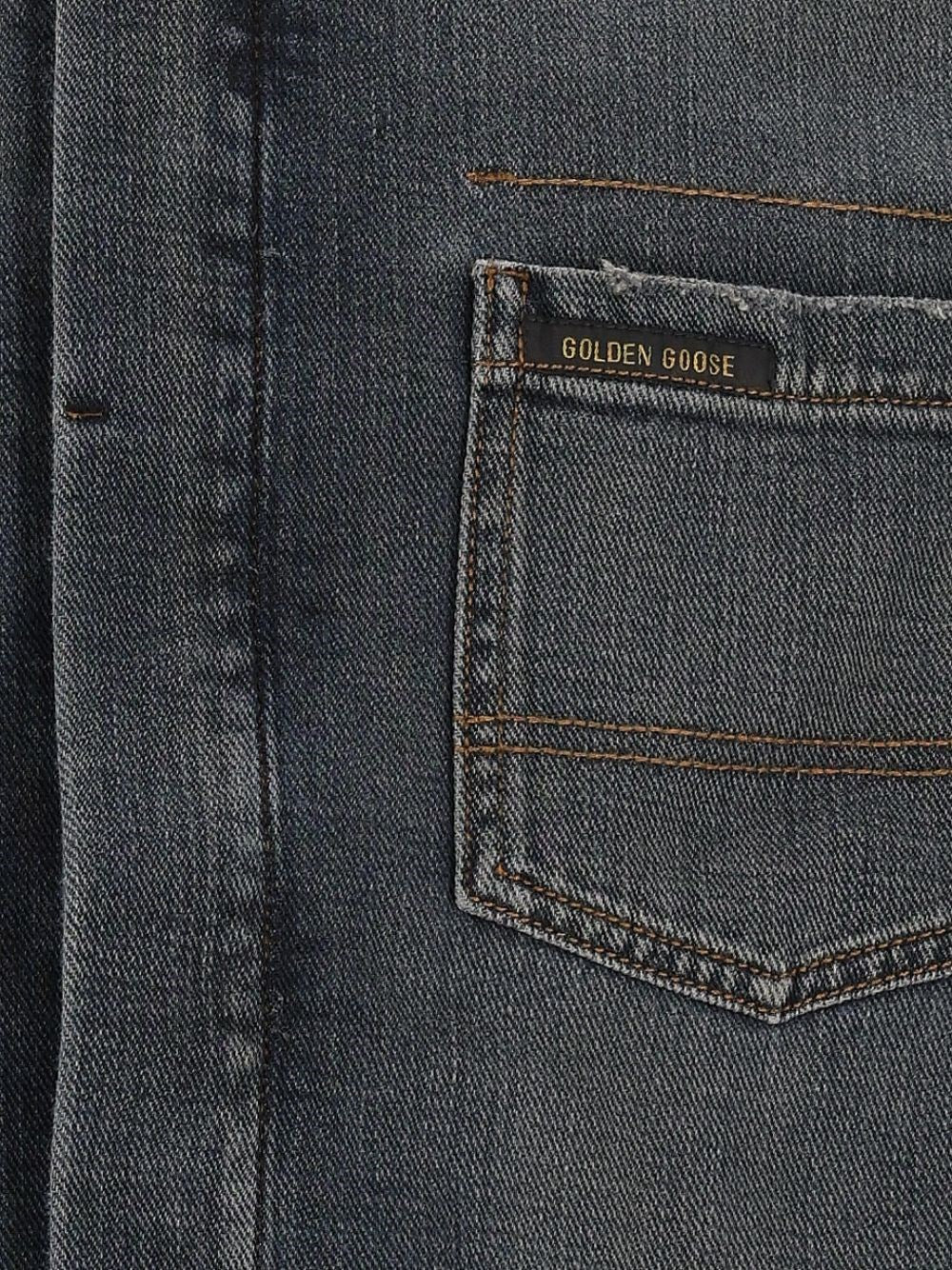 Golden Goose Men Cotton Denim Shirt GOLDEN GOOSE