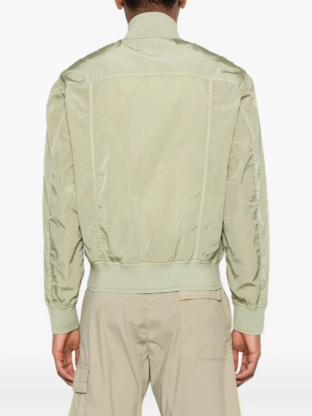 C.P. Company Men `Chrome-R` Button Bomber Jacket C.P. COMPANY