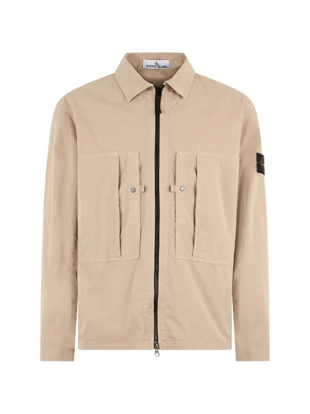 Stone Island Men Organic Cotton Ripstop Overshirt STONE ISLAND