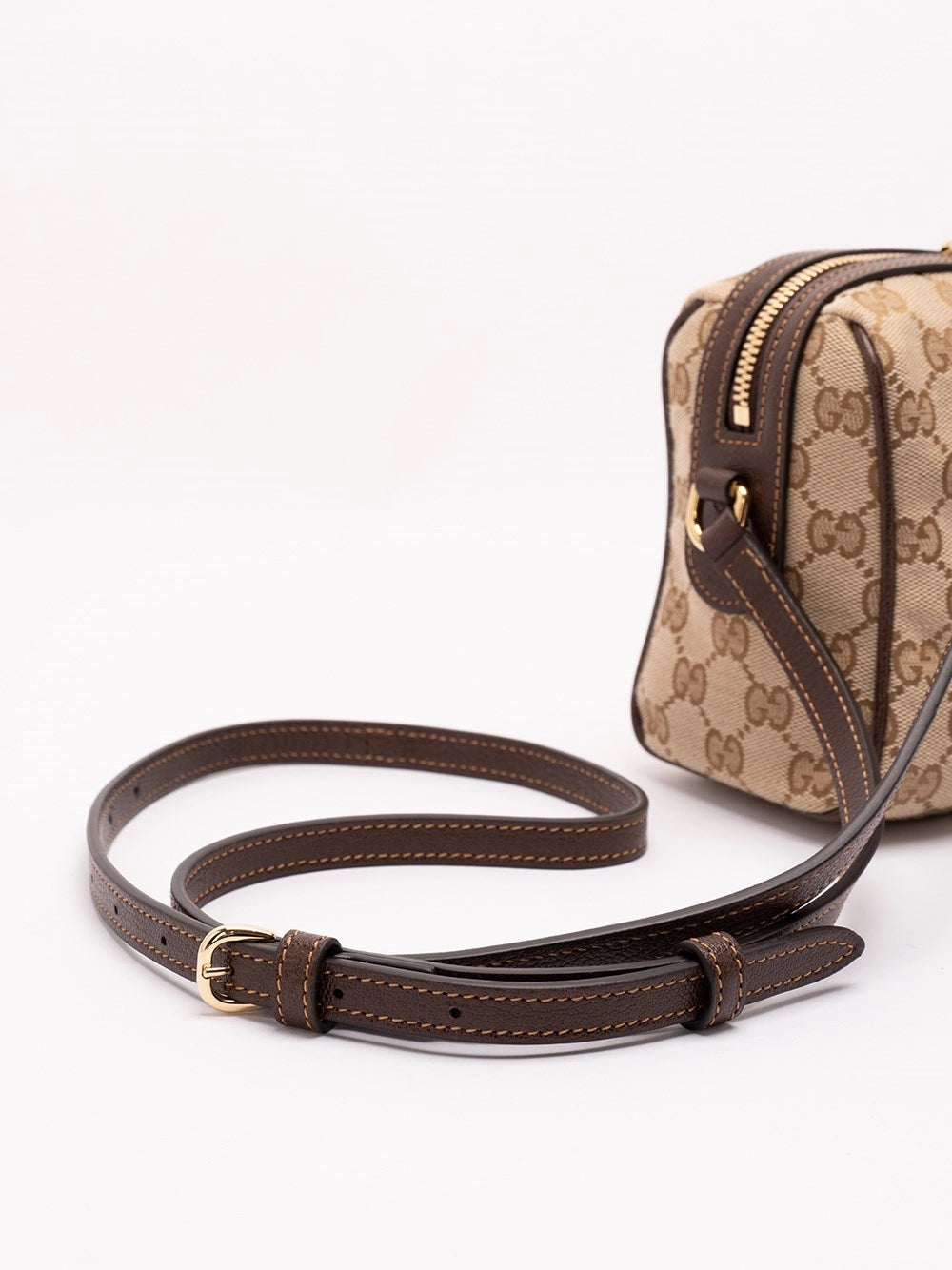 Gucci Women Horsebit Web Crossbody Bag GUCCI