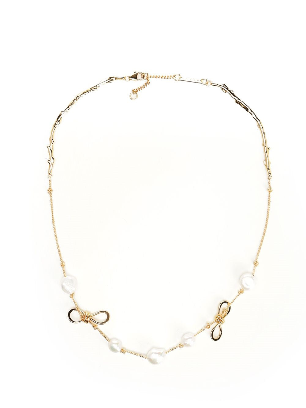 Marni Women Necklace With Knots And Pearls MARNI