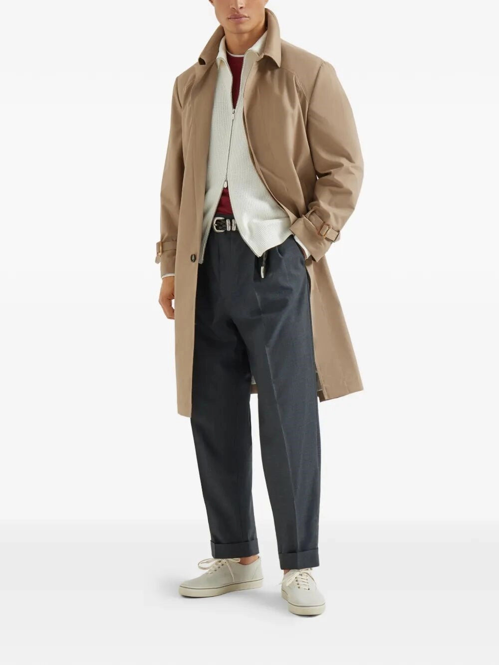 Brunello Cucinelli Men T-Shirt With Faux-Layering BRUNELLO CUCINELLI