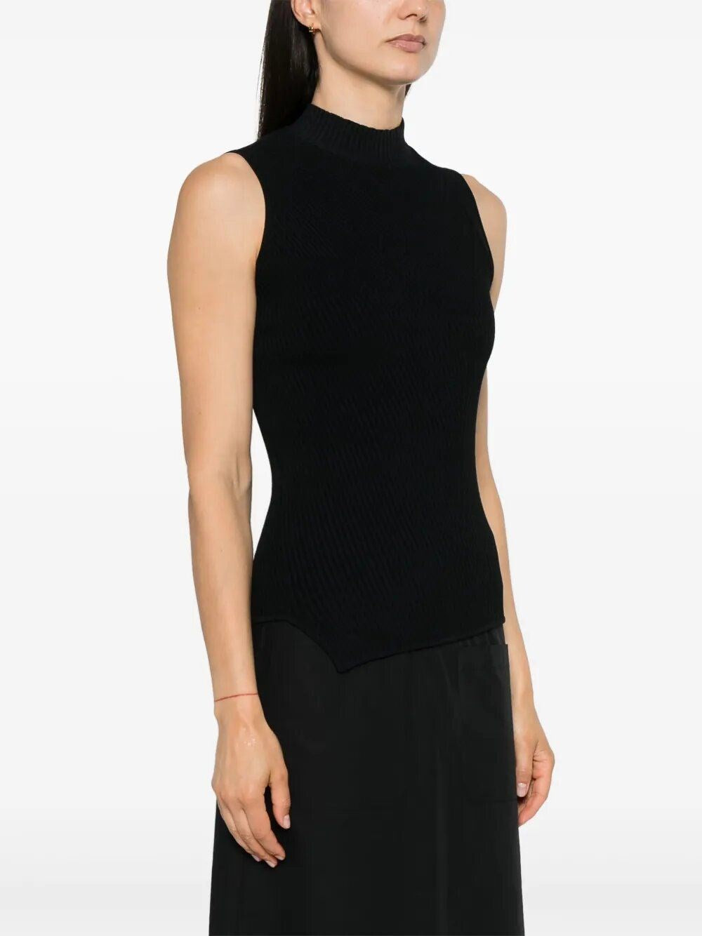 Toteme Women Asymmetric Knit Top White TOTEME