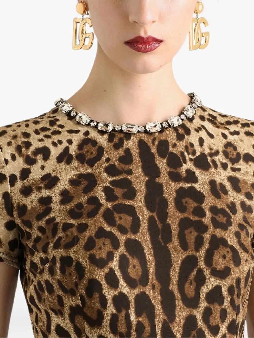 Dolce & Gabbana Women Leopard-Print Dress DOLCE & GABBANA