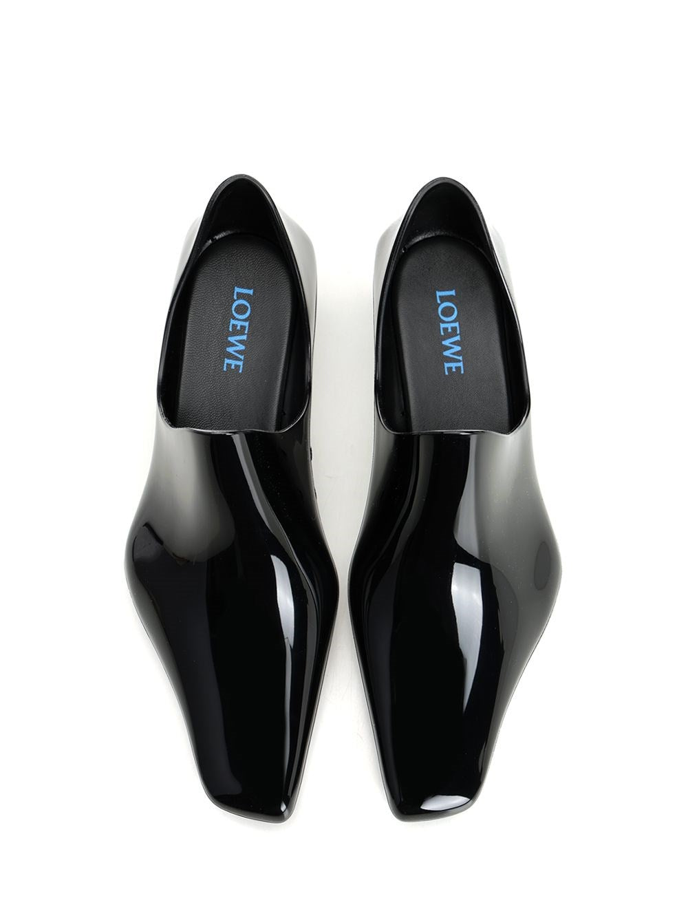 Loewe Women Emily Aqua Bootie 45 In Rubber With Multicolor Socks LOEWE