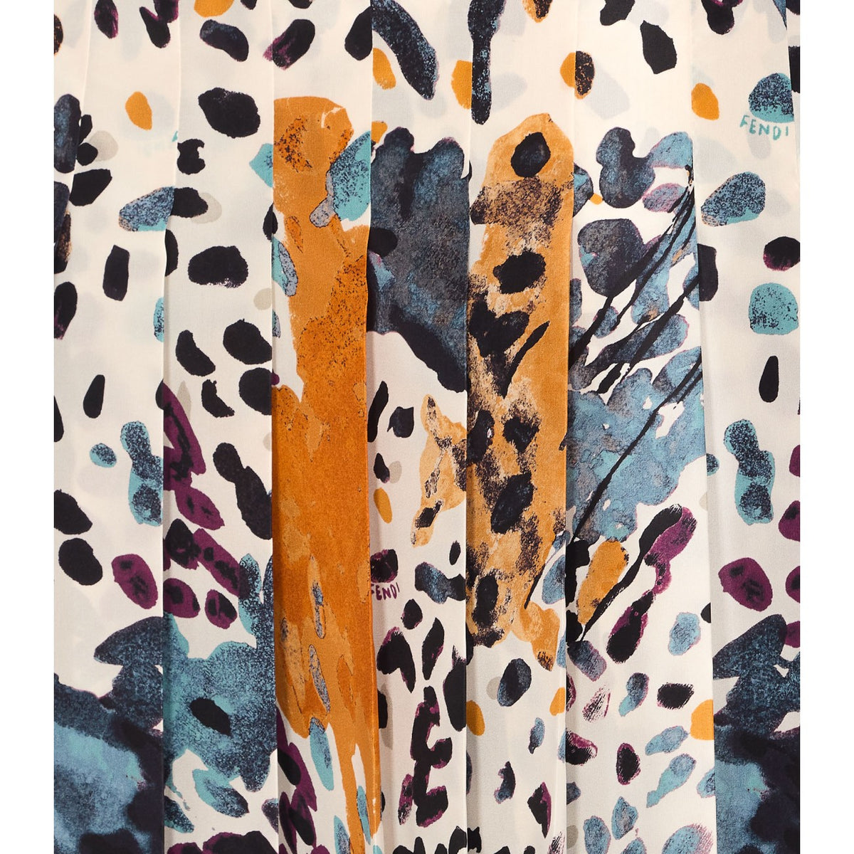 Fendi Women Falena Print Skirt FENDI