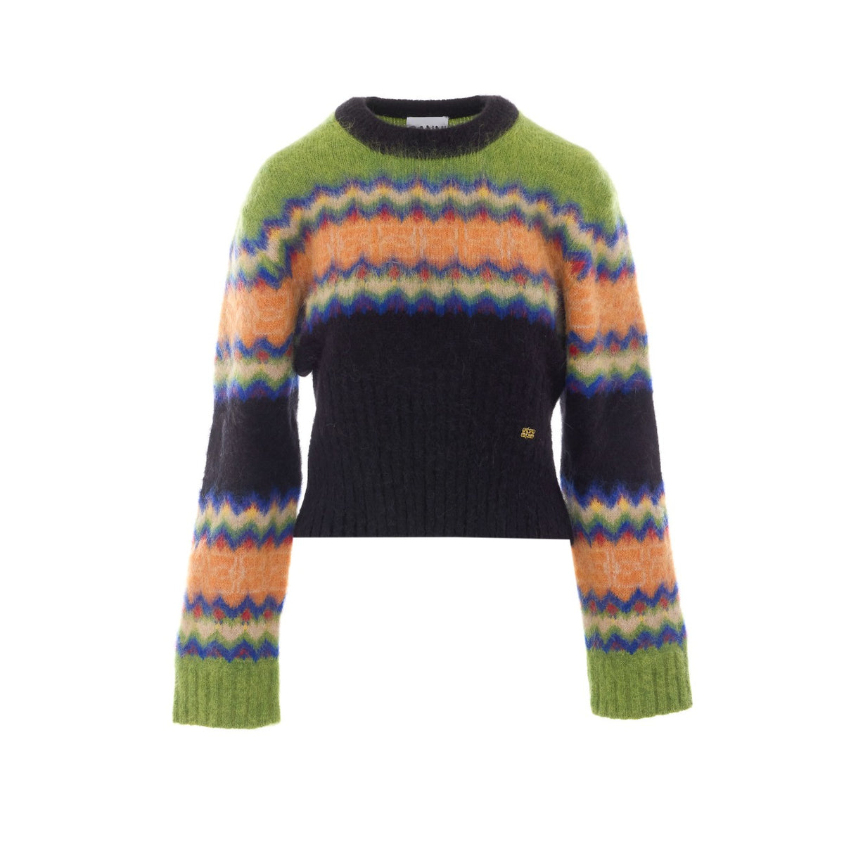 Ganni Women Farisle Alpaca Jumper GANNI