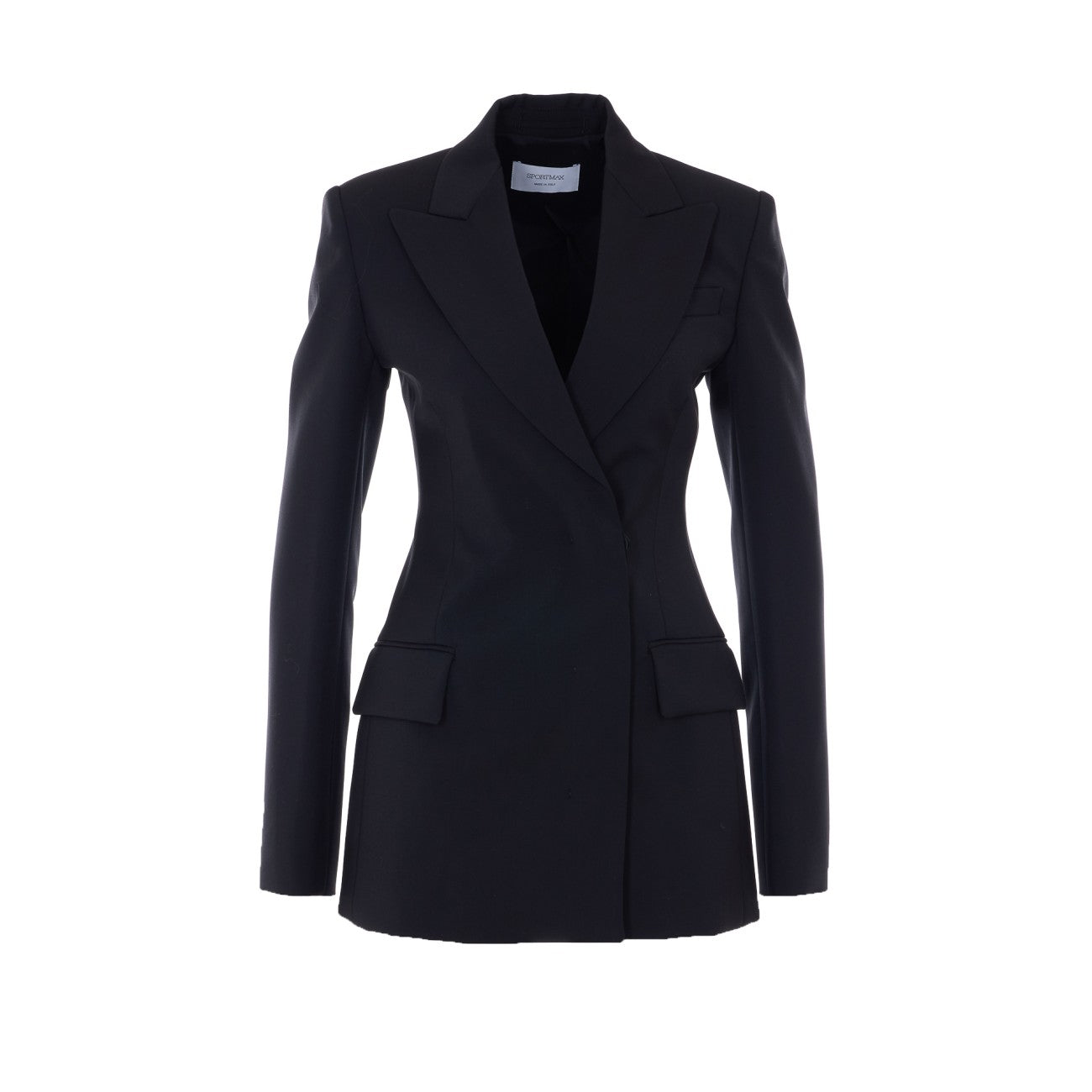 Sportmax Women Fate Natural Stretch Pure Wool Sartorial Blazer SPORTMAX