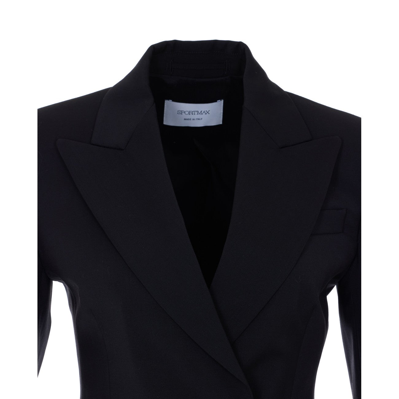 Sportmax Women Fate Natural Stretch Pure Wool Sartorial Blazer SPORTMAX