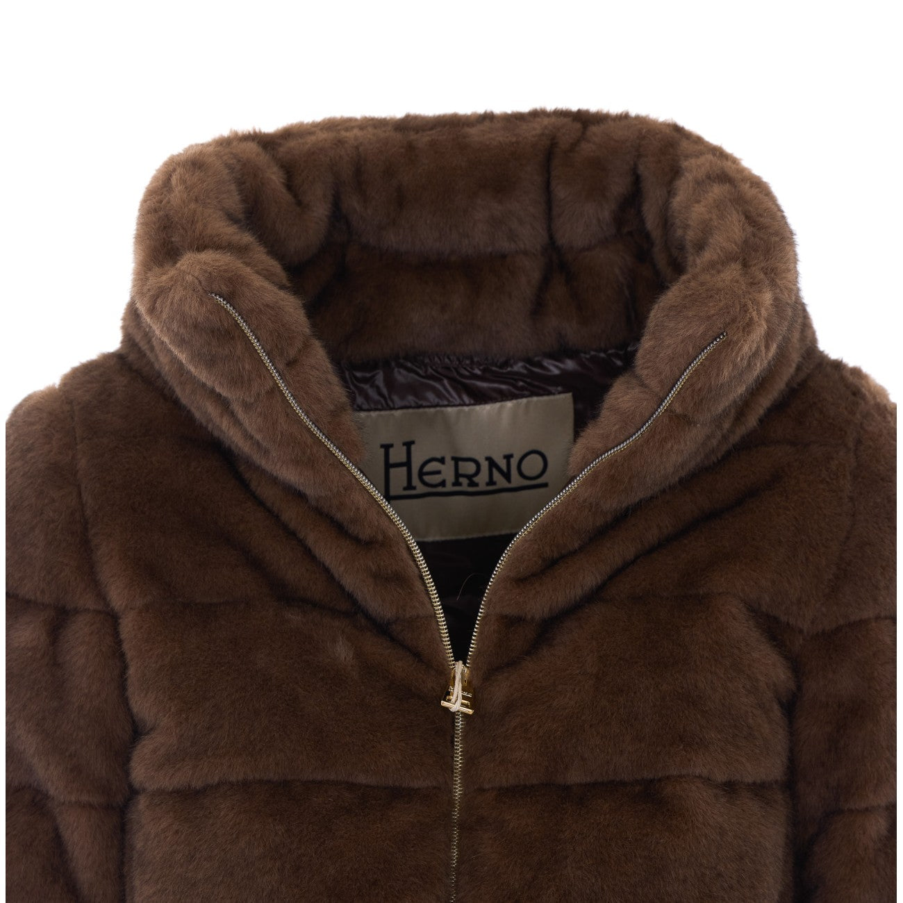 Herno Women Faux Fur Cape HERNO