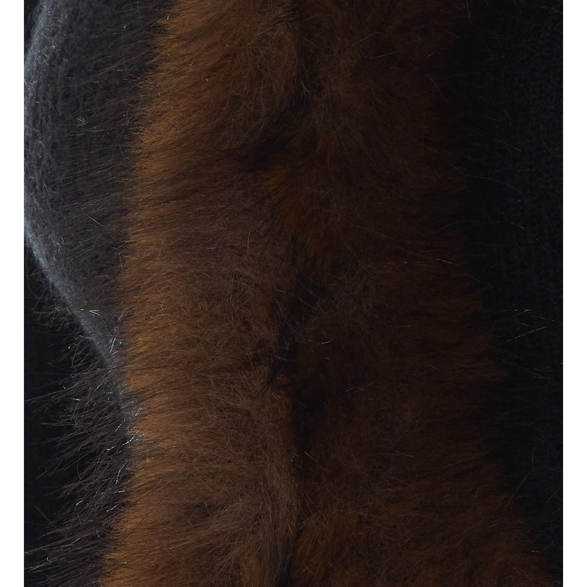 Self Portrait Women Faux Fur Knit Cardigan SELF-PORTRAIT