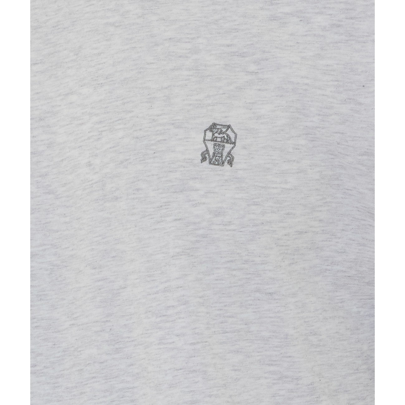 Brunello Cucinelli Men Faux Layering And Logo T-Shirt BRUNELLO CUCINELLI