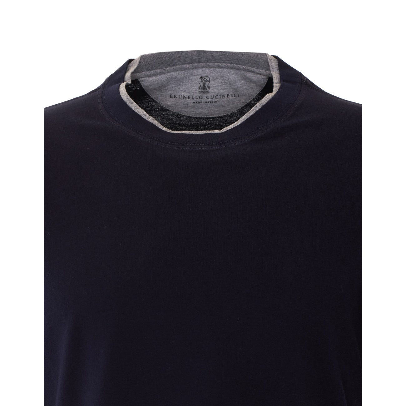 Brunello Cucinelli Men Faux Layering T-Shirt