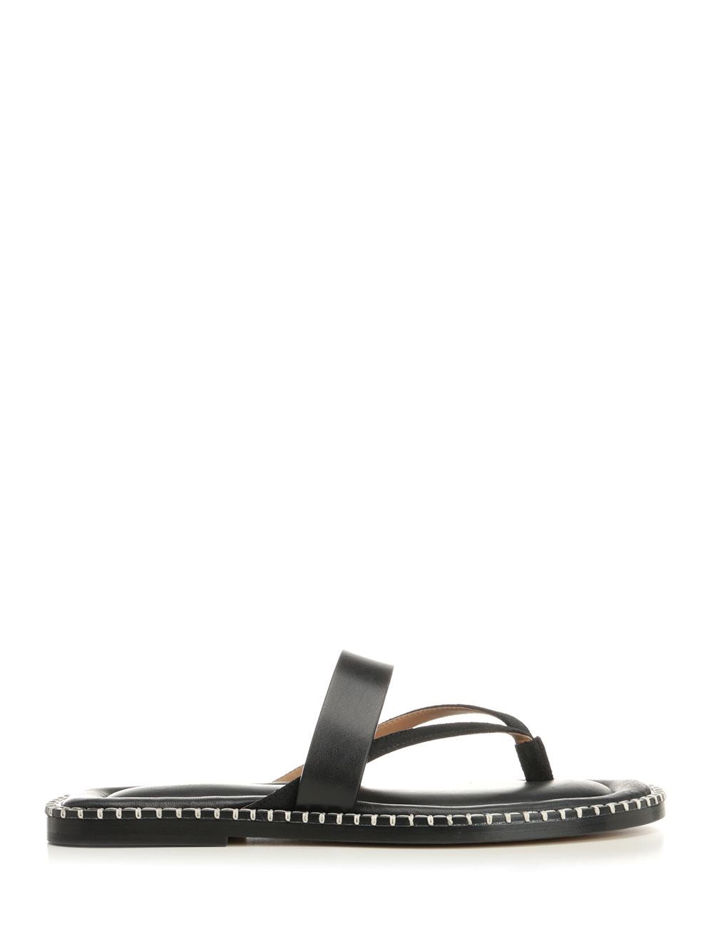 Dries Van Noten Men Leather Flip-Flops DRIES VAN NOTEN