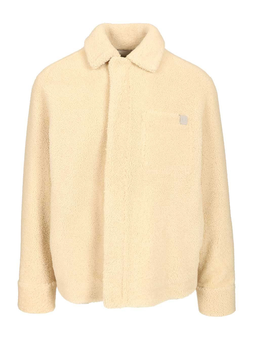 Loewe Men Shearling Overshirt LOEWE