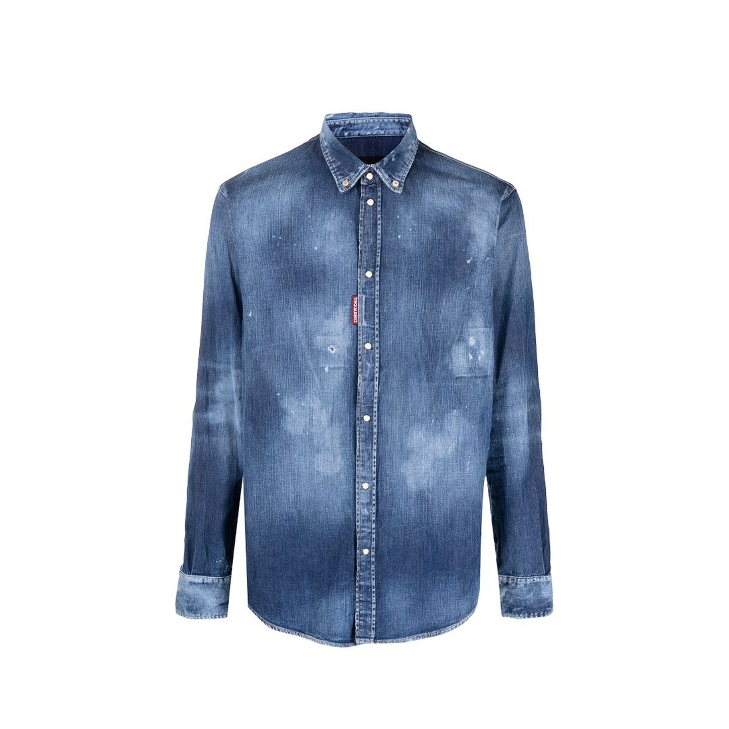 Dsquared2 Distressed Effect Denim Shirt Men DSQUARED2