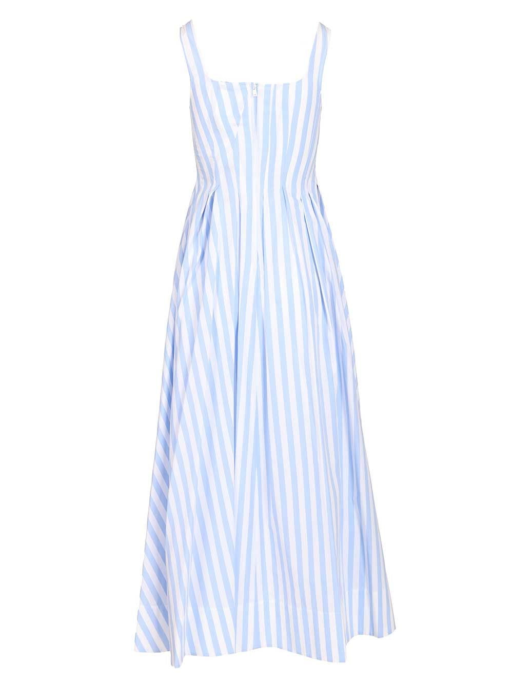 Sportmax Women Long Dress In Pure Cotton Poplin SPORTMAX