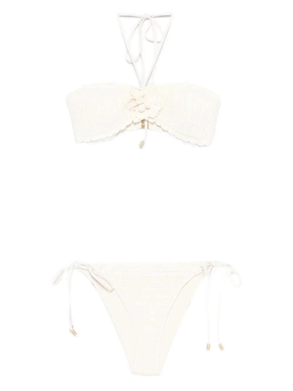 Zimmermann Women `Awaken Crochet` Flower Bikini ZIMMERMANN