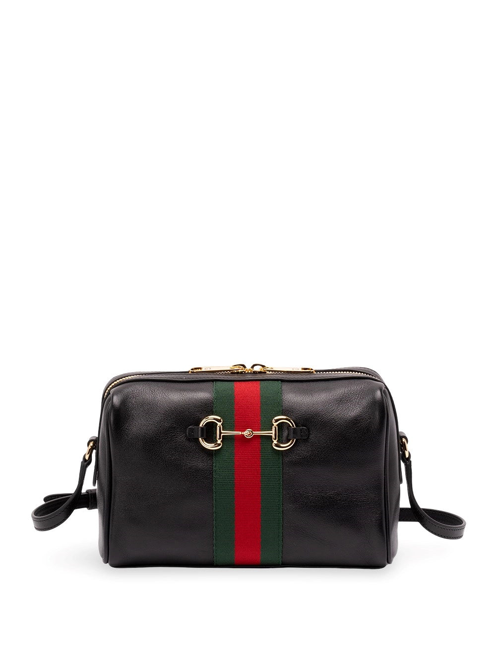Gucci Women Horsebit Web Crossbody Bag GUCCI