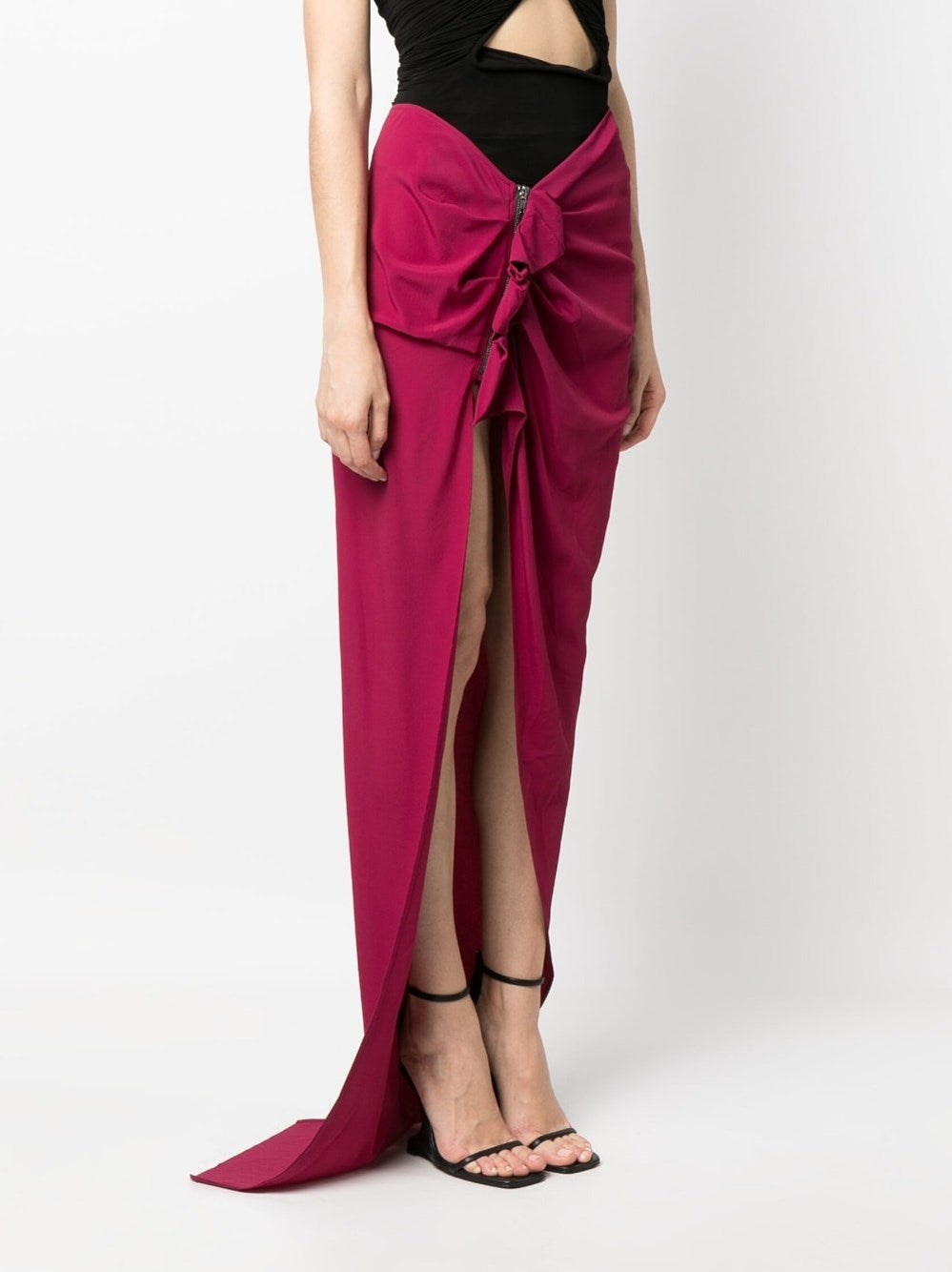 Rick Owens Women Red Silk Jersey RICK OWENS