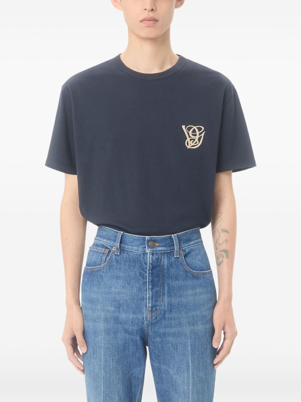 Valentino Garavani Men Cotton Jersey T-Shirt VALENTINO GARAVANI