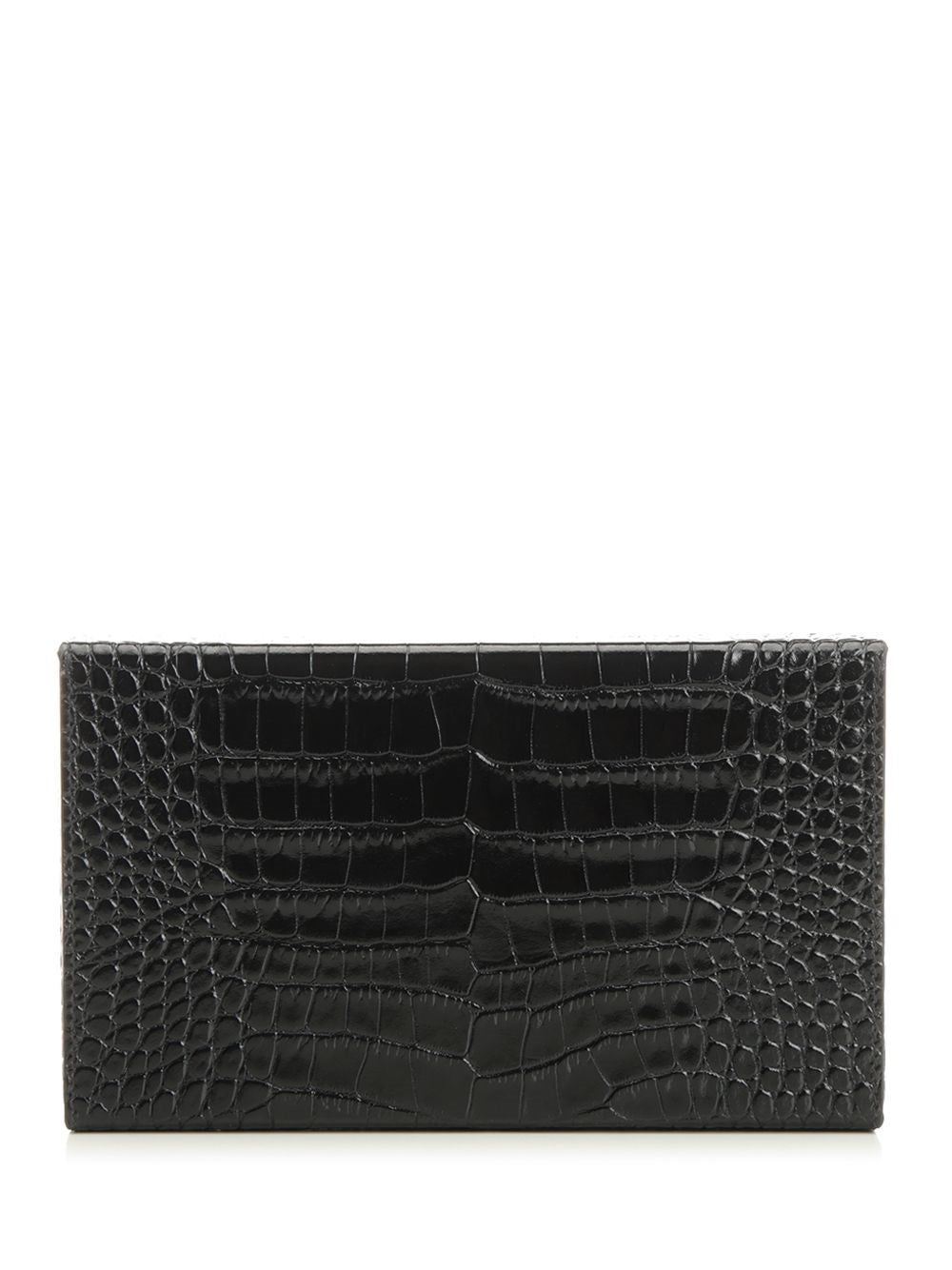 Tom Ford Women Clutch In Shiny Crocodile-Effect Leather TOM FORD