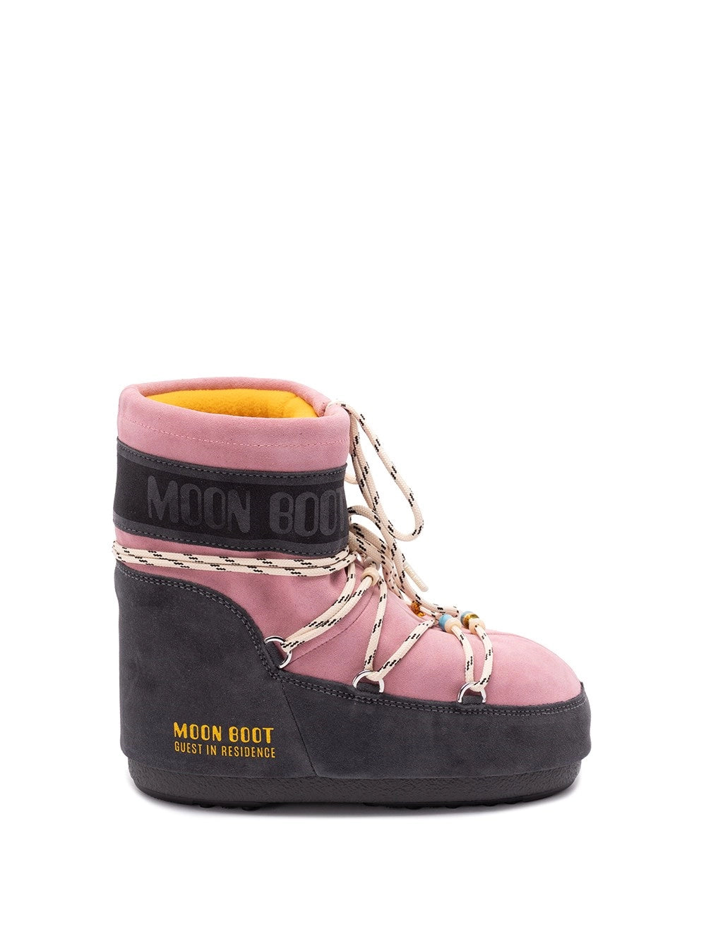 Moon Boot Women `Mb X Guest In Residence Icon Low Suede Beads` Boots MOON BOOT