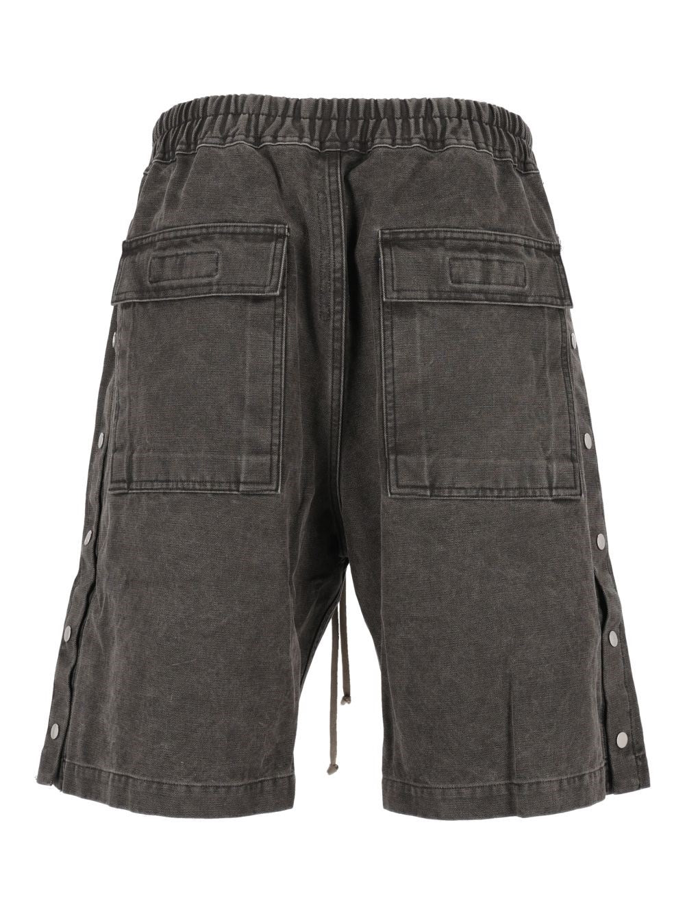 Rick Owens Drkshdw Men Straight-Leg Cotton Canvas Pusher Shorts RICK OWENS