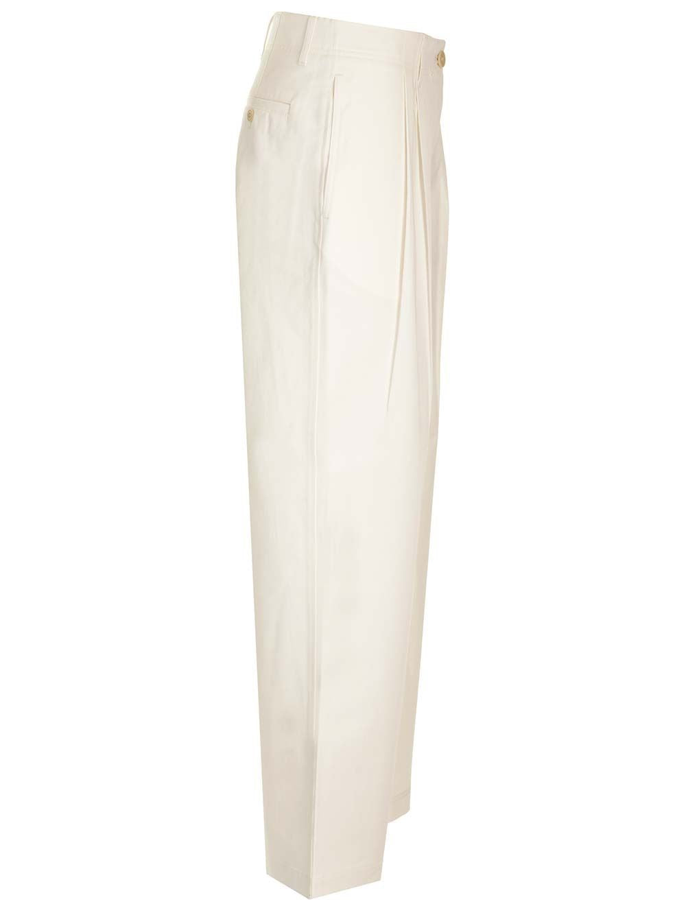 Toteme Women Cotton Twill Trousers TOTEME