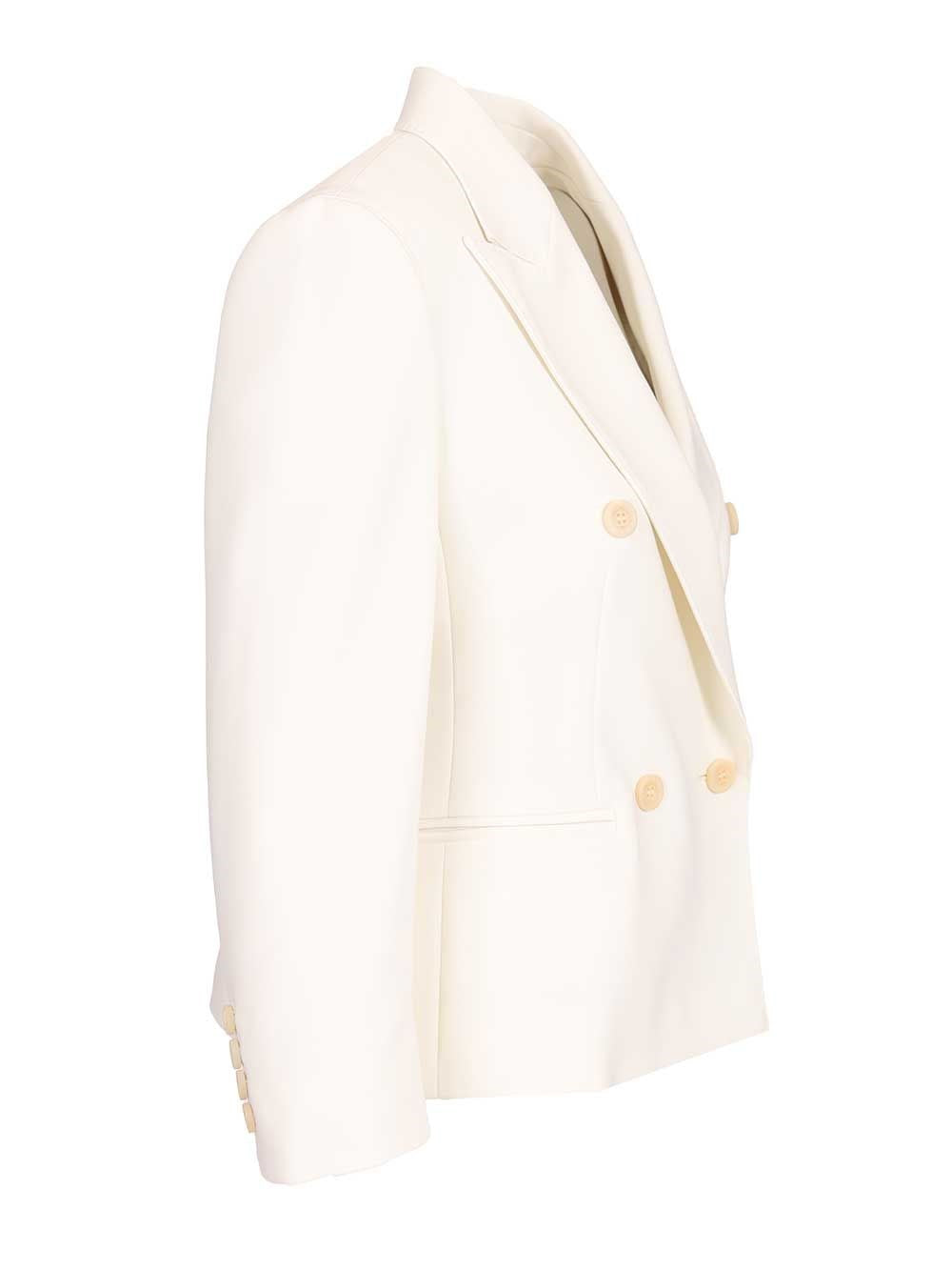 Max Mara Women Wool Canvas Crop Blazer MAX MARA