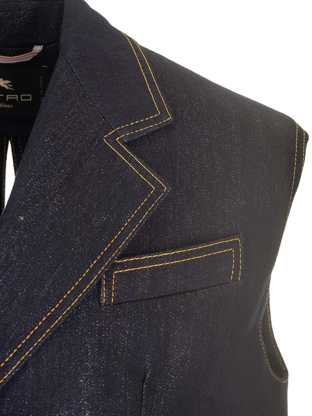 Etro Women Denim Waistcoat ETRO