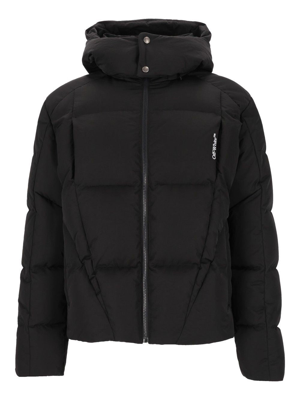 Off-White Men Down Jacket With Hood OFF-WHITE