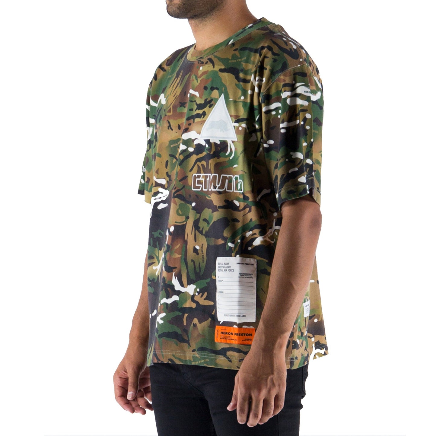 Heron Preston Camouflage T-Shirt Men HERON PRESTON