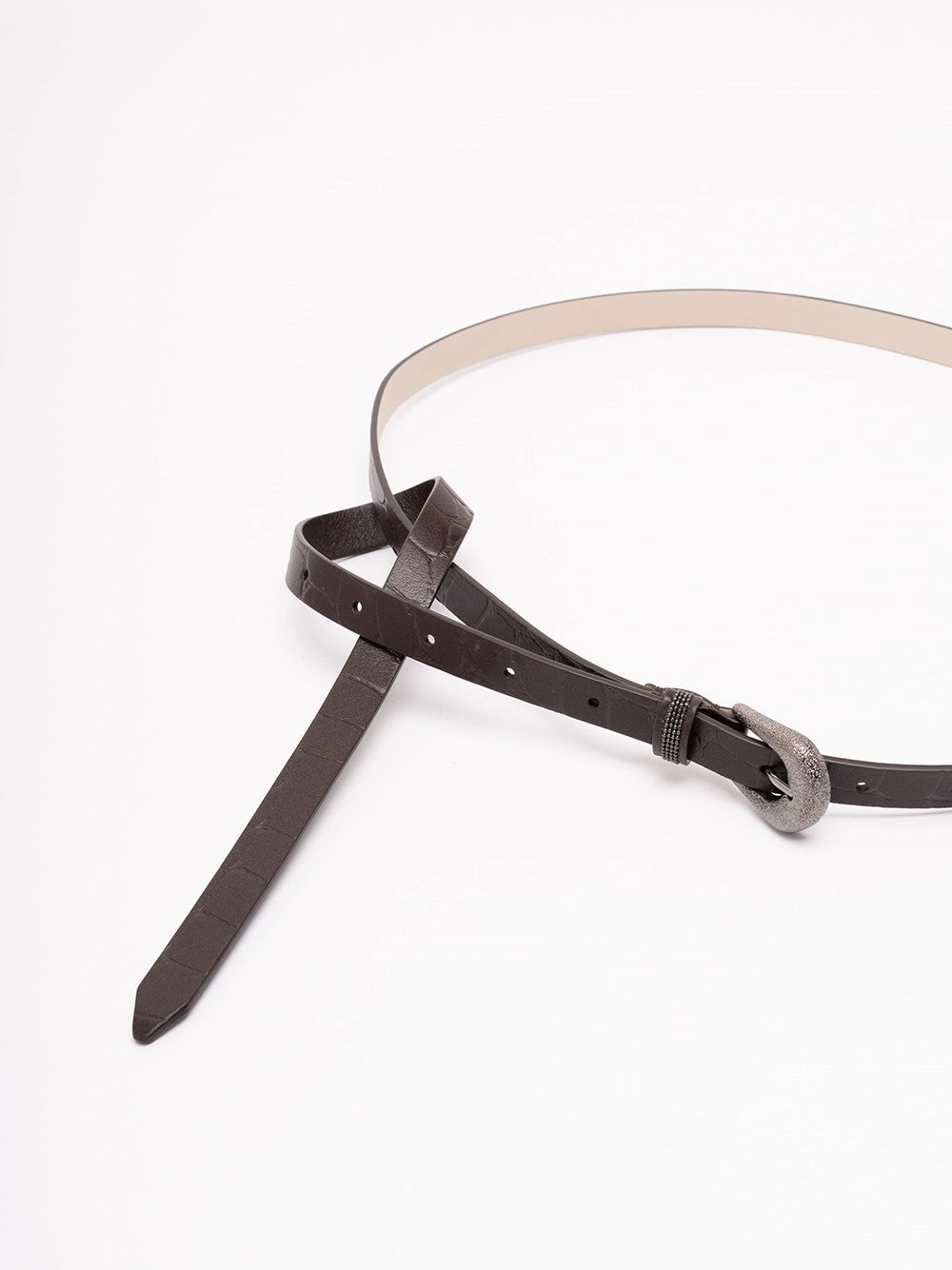 Brunello Cucinelli Women Leather Belt BRUNELLO CUCINELLI
