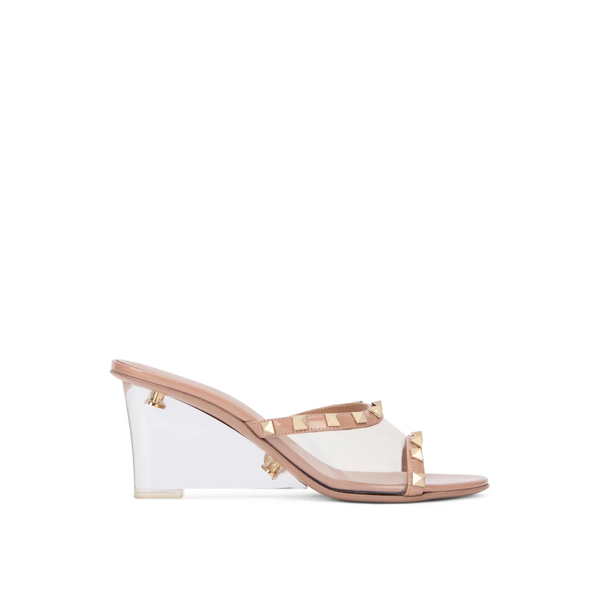 Valentino Garavani Rockstud Transparent Mules Women VALENTINO GARAVANI