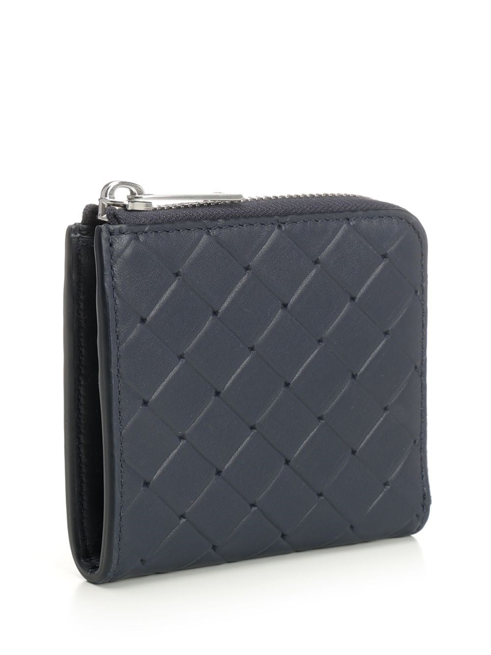 Bottega Veneta Men Square Braided Wallet With Zip BOTTEGA VENETA