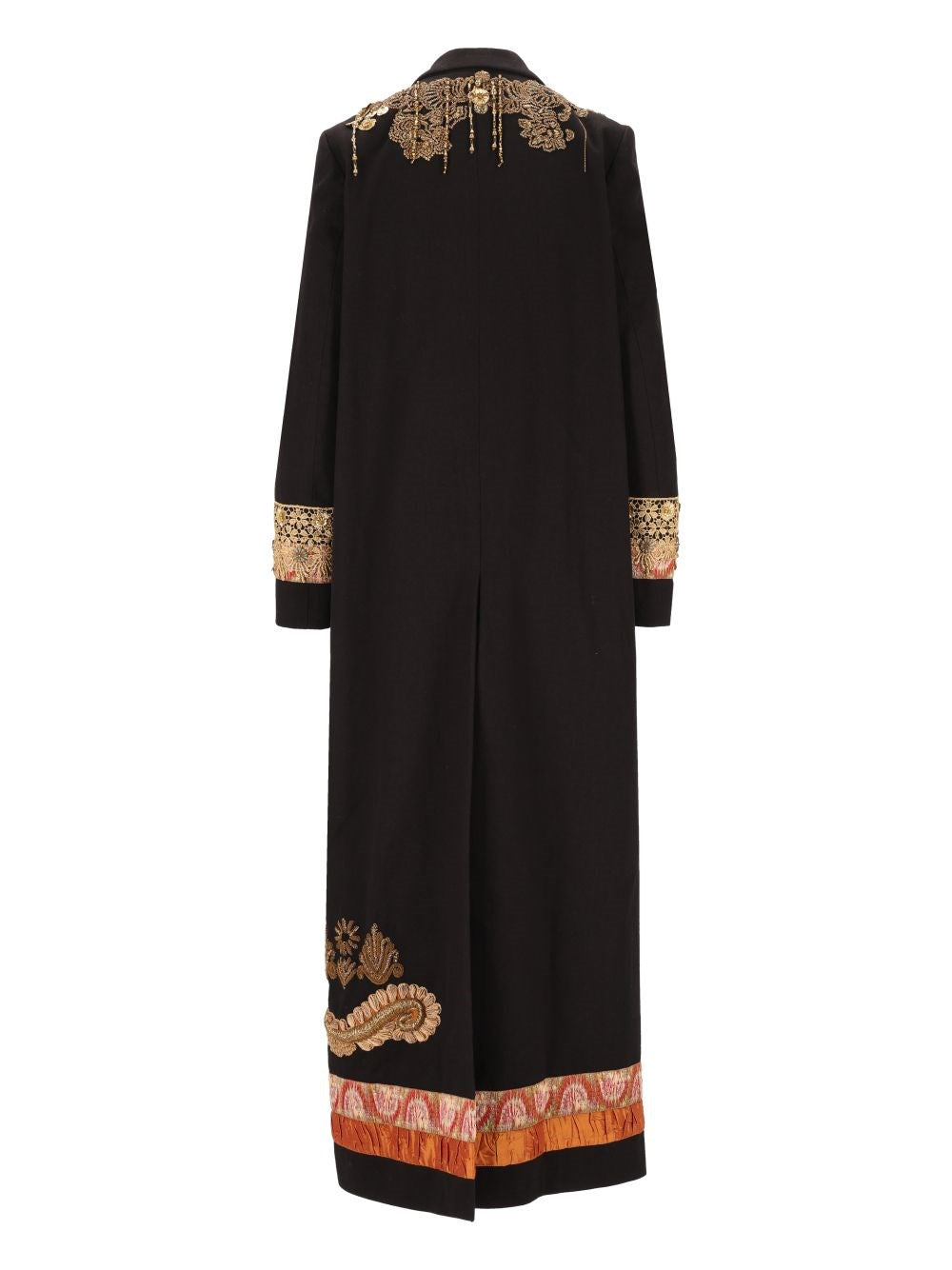 Dries Van Noten Women Embellished Wool Longline Coat DRIES VAN NOTEN