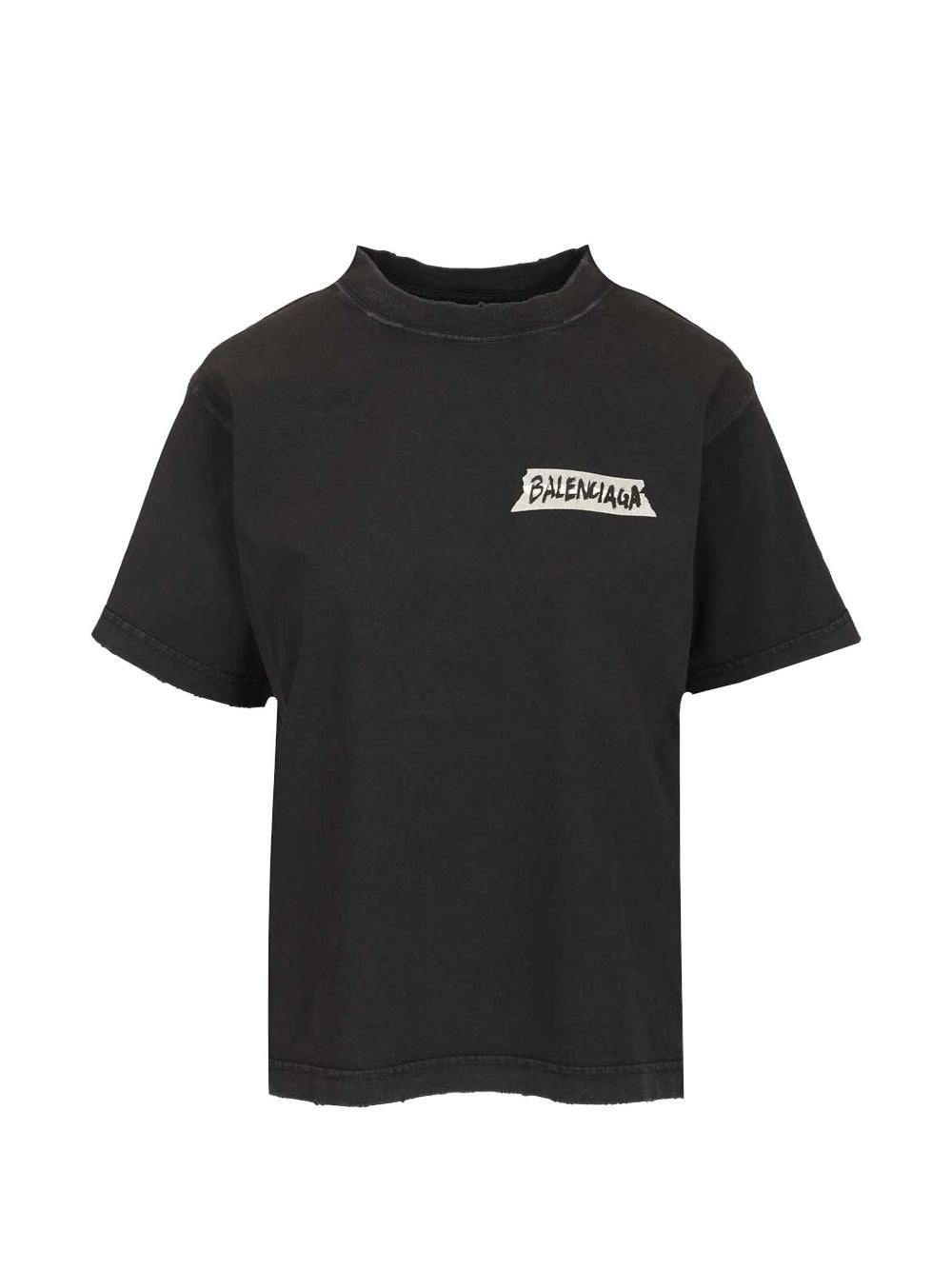 Balenciaga Women "Masking Tape" T-Shirt BALENCIAGA