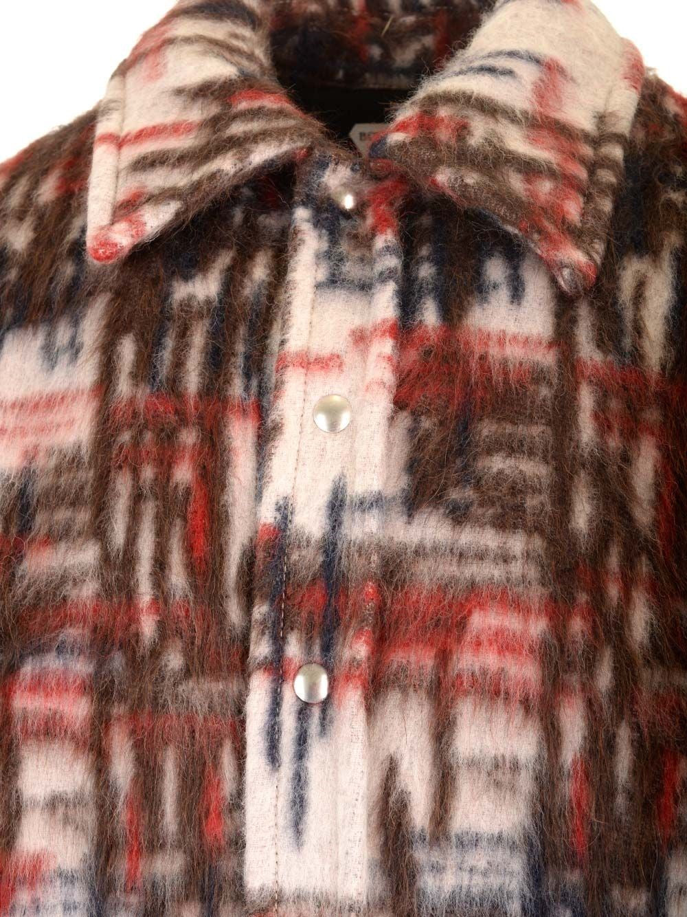 Bottega Veneta Men Brushed Alpaca Overshirt BOTTEGA VENETA
