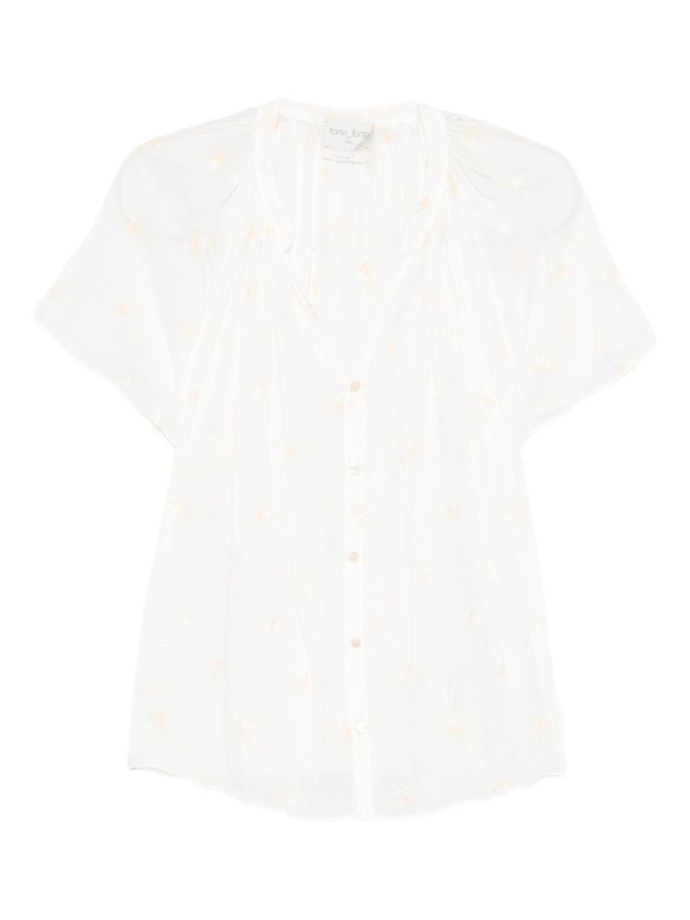 Forte_Forte Women Camicia Bohemienne Voile Ricamo Petite Fleur FORTE FORTE