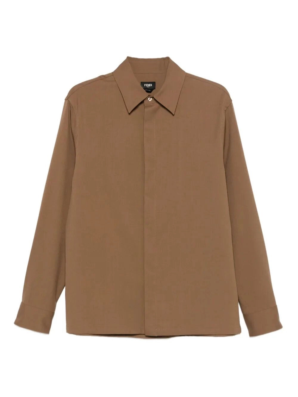 Fendi Men Wool Gabardine Shirt FENDI