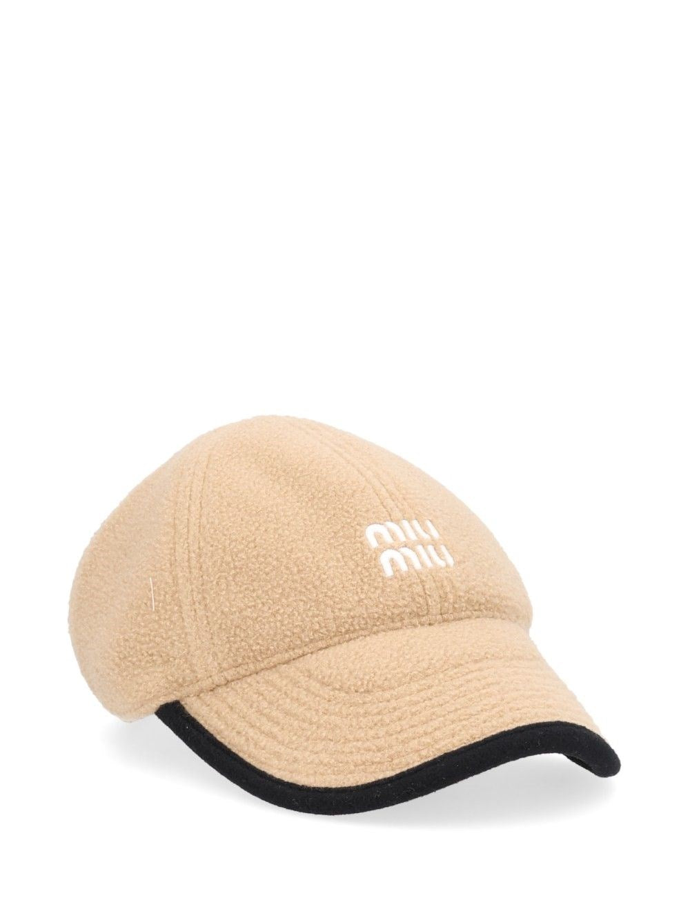 Miu Miu Women Fleece Baseball Cap MIU MIU