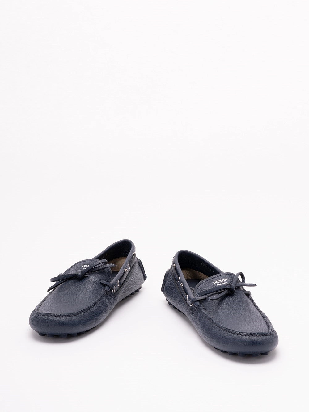 Prada Men Leather `Driver` Loafers PRADA