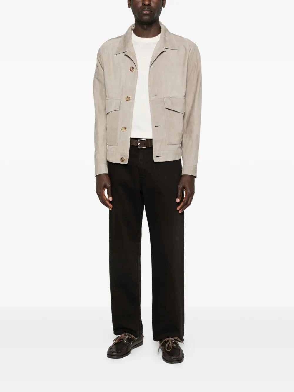Brunello Cucinelli Men Leather Jacket BRUNELLO CUCINELLI